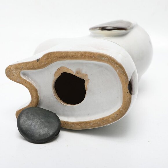 Vintage Hand Painted Ceramic Snoopy Coin Bank Peanuts Dog Dan Brechner DeeBeebo - Picture 7 of 10